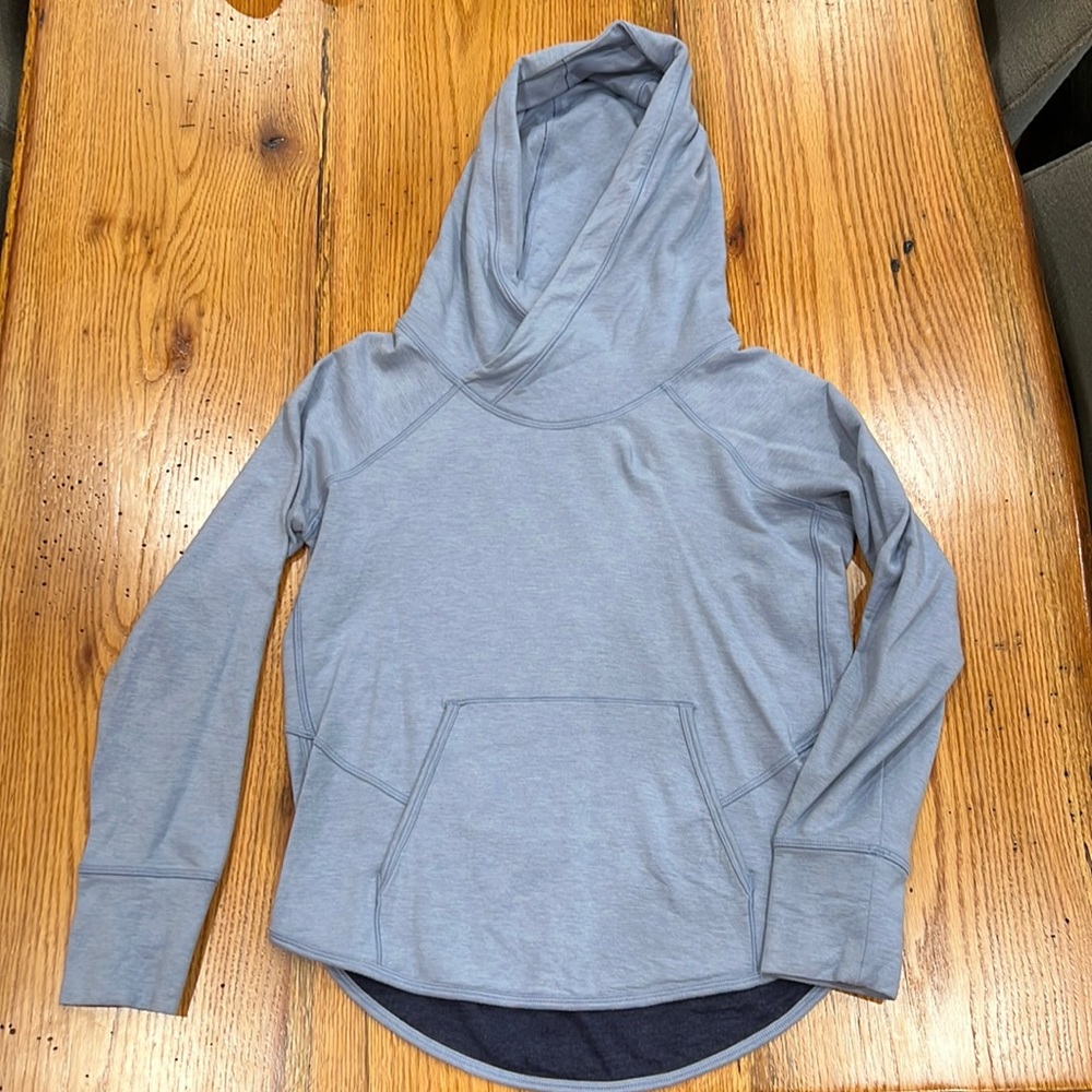 Lululemon Light Blue Hooded Sweatshirt